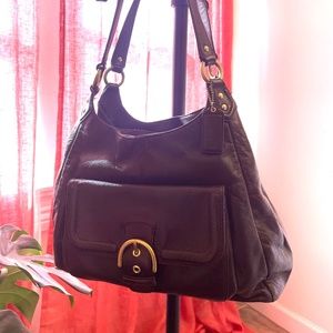 Genuine leather Coach bag